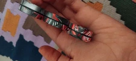 فیجت ضد استرس ریلایف مدل 300 Magnetic Ring طرح حلقه های مغناطیسی بسته 3 عددی