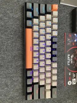 کیبورد گیمینگ ردراگون مدل Dragonic Elite K530 Pro، سوییچ مکانیکال قرمز، Tenkeyless، نورپردازی RGB