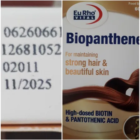 قرص بیوپانتن یوروویتال بسته 60 عددی