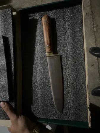 چاقو آشپزخانه الماس زنجان مدل گوشت و مرغ کد 02