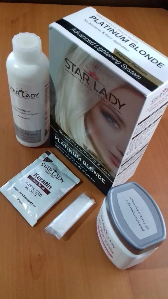 کرم پلاتینه رنگ مو استار لیدی مدل Blonde حجم 120 میلی لیتر