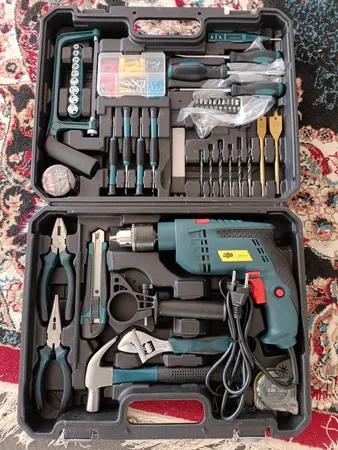 دریل چکشی جاب مدل JB-9100 RD مجموعه 160 عددی