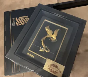 تجریه خرید تابلو طلا کوب طرح سیمرغ مدل F145