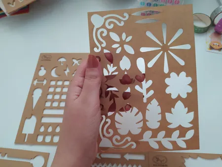 شابلون سیب طرح بولت ژورنال مدل B1 مجموعه 5 عددی