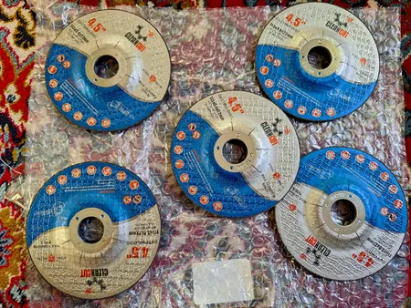 صفحه مینی سنگ آهن بر مدل Clean cut 4.5 بسته 5 عددی