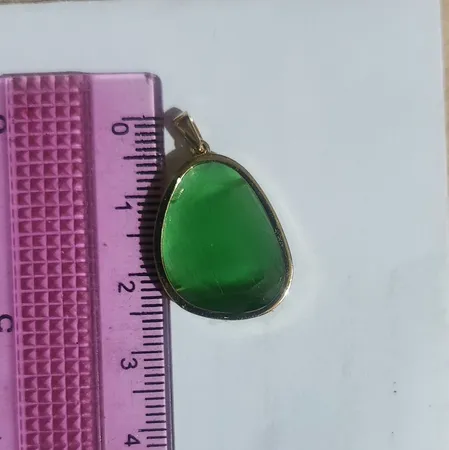 آویز گردنبند طلا 18 عیار زنانه تاج طرح اشک