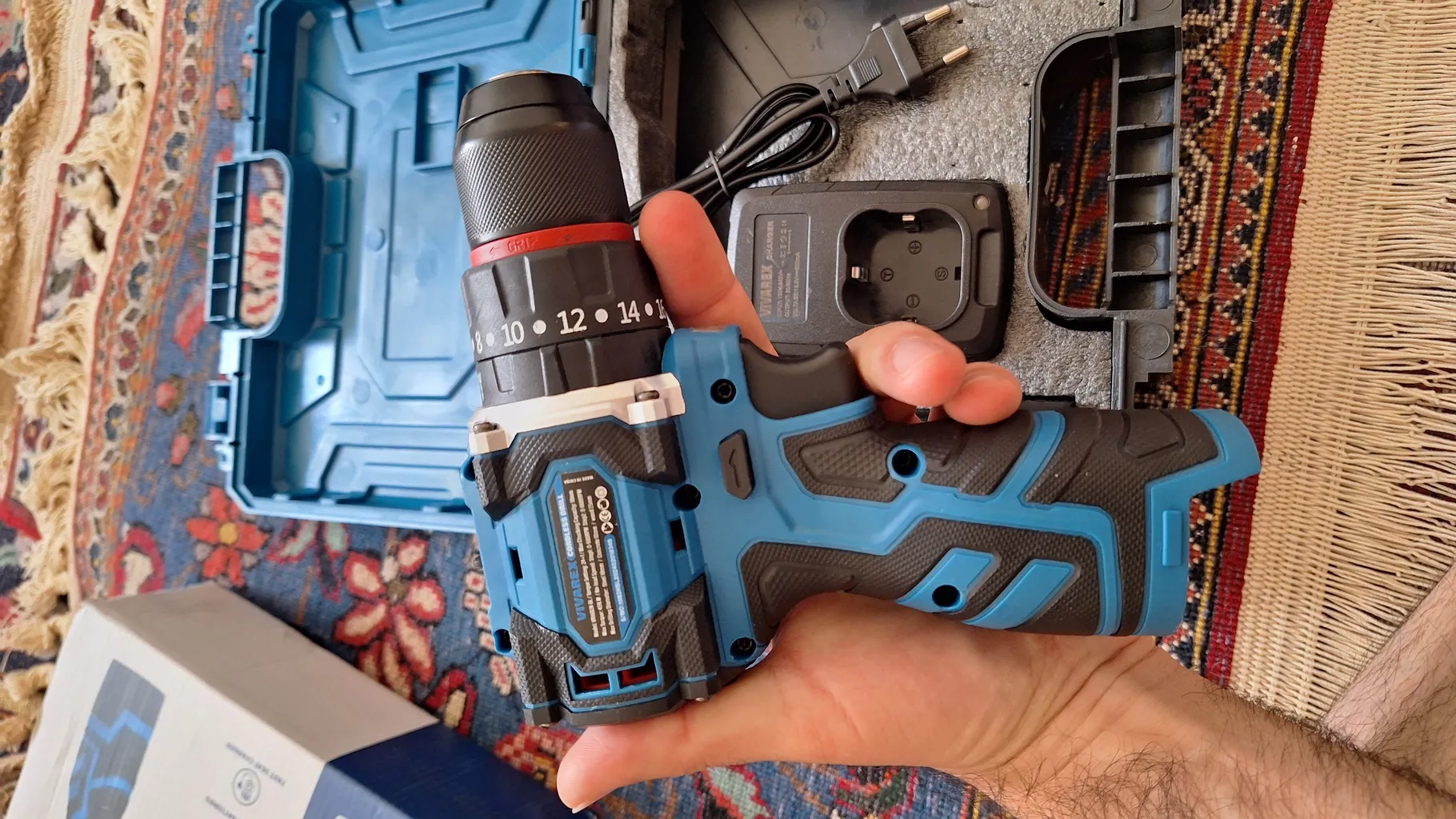 دریل چکشی شارژی ویوارکس مدل VR1682H-BL