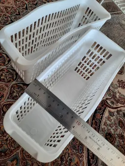 سبد نظم دهنده یخچال مدل organizer02 بسته 2 عددی