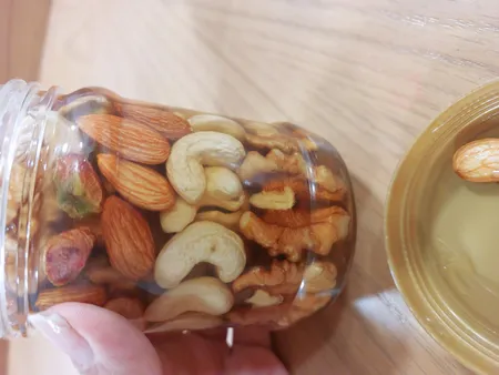 عسل معجون چهار مغز سالمین - 450 گرم