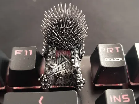 دکمه کیبورد مودی کت مدل تخت گیم آف تروز