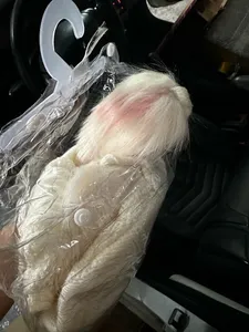 تجریه خرید ست کلاه و شال گردن بافتنی مدل سام داخل خز 420