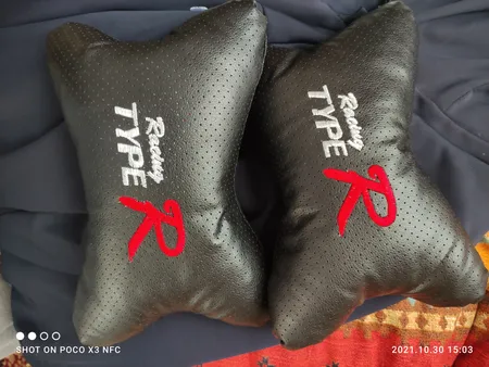 پشت گردنی صندلی خودرو تایپر مدل IR-Typer چرم سوزنی بسته 2 عددی