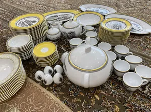 تجریه خرید سرویس چینی 102 پارچه غذا خوری چینی زرین ایران سری ایتالیا اف مدل ویلیج درجه یک