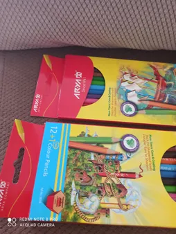 مداد رنگی 12 رنگ آریا کد 3016 بسته 2 عددی