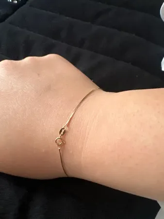 دستبند طلا 18 عیار زنانه مایا ماهک مدل MB1147 طرح نفرتیتی-هرینگبون