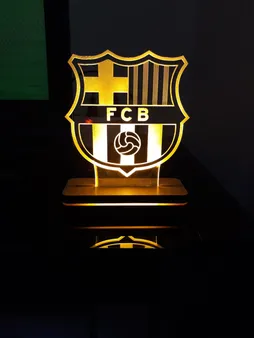 چراغ خواب طرح تیم بارسلونا کد 1065