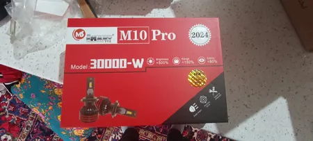 هدلایت لامپ خودرو اسمارت مدل M10 PRO پایه H4 بسته دو عددی