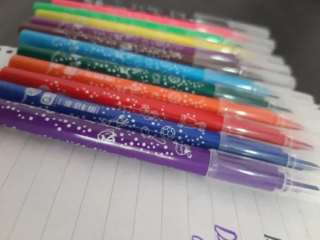 ماژیک رنگ آمیزی 12 رنگ پارسیکار مدل JM825-12a