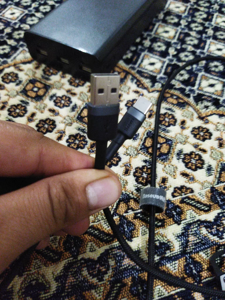 کابل تبدیل USB به USB-C باسیوس مدل CAFULE CATKLF-BG1 طول 1 متر