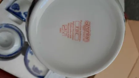 سرويس چای خوری 17 پارچه چينی زرين ايران مدل فلورانس درجه عالی