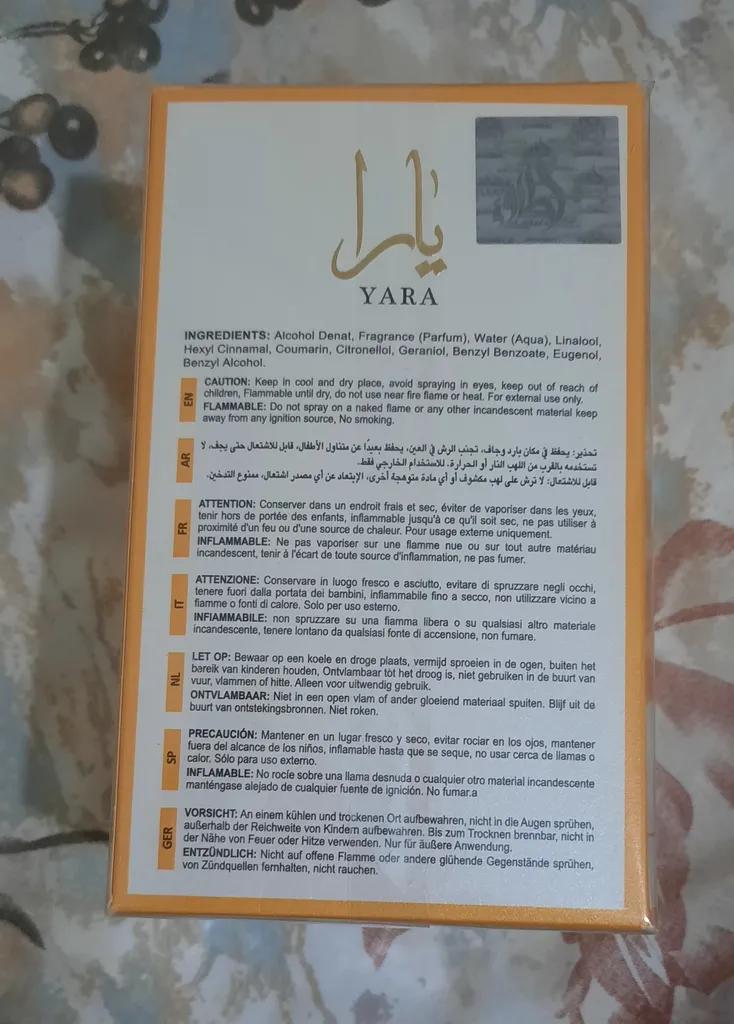 ادو پرفیوم زنانه لطافه مدل Yara Tous حجم 100 میلی لیتر