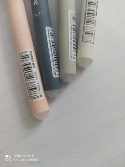 خودکار مدل عروسکی پاک کن دار مجموعه 4 عددی