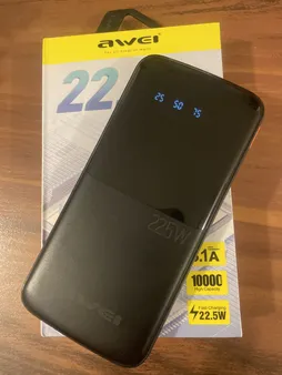 پاوربانک 22.5 وات اوی مدل P10K 22.5W ظرفیت 10000 میلی آمپر ساعت