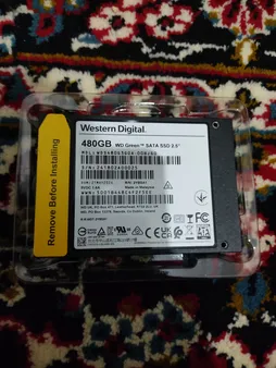 اس اس دی اینترنال SATA III وسترن دیجیتال مدل Green ظرفیت 480 گیگابایت