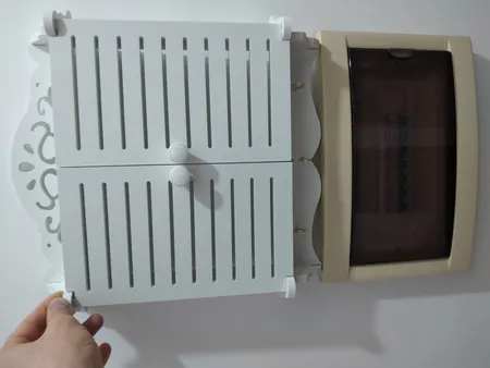 شلف دیواری مدل پوشاننده جعبه فیوز خطی