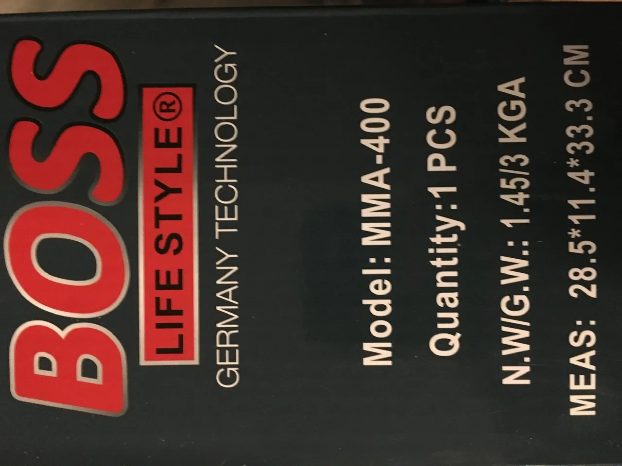 اینورتر تفنگی 400 آمپر باس مدل MMA-400