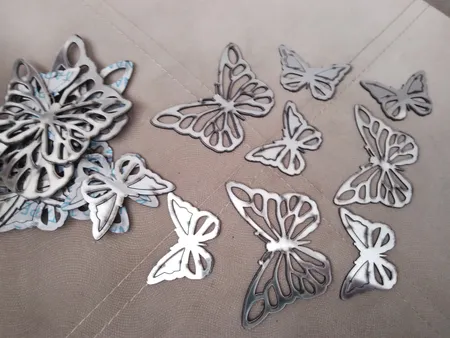 آینه طرح پروانه آرام