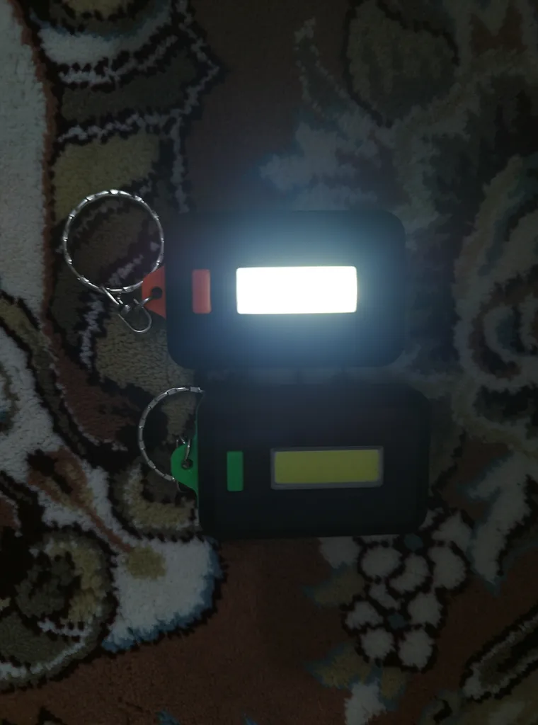 چراغ قوه دستی مدل cob بسته 3 عددی