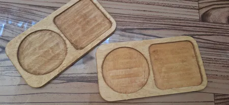 زیرلیوانی مدل W2 مجموعه دو عددی