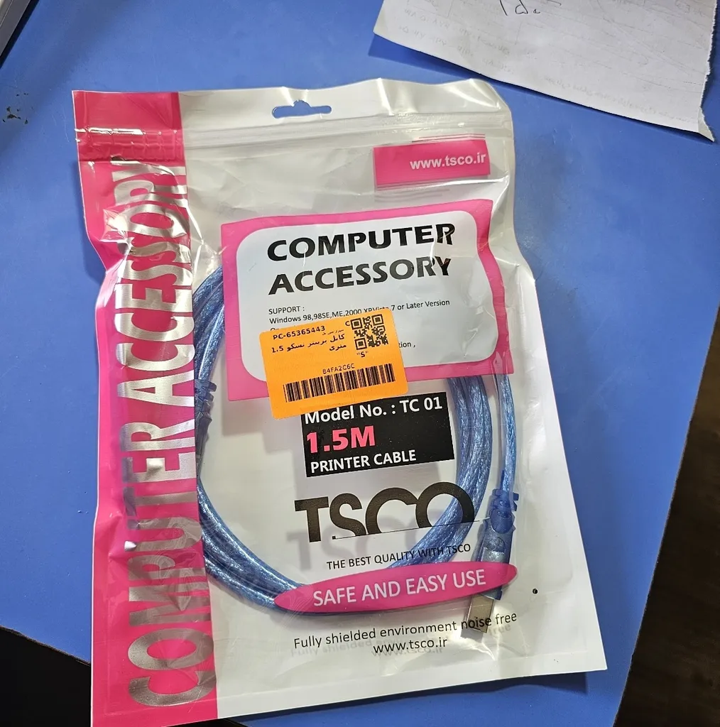 کابل پرینتر تسکو 1.5 متری
