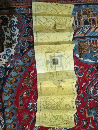 اسباب بازی زینتی مدل نقشه غارتگر هری پاتر کد VT1