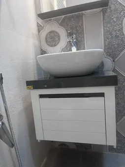 ست کابینت و روشویی آزالیا مدل سلنا به همراه آینه