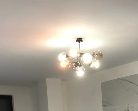 لوستر 9 شعله نورهام مدل مولکولی نوریس