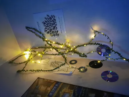 ریسه ال ای دی طرح برگ طول 5 متر