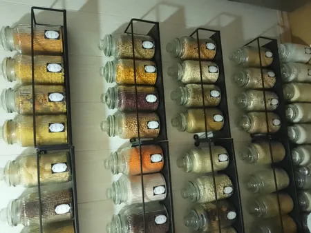 برچسب مدل نظم دهنده ادویه حبوبات و سبزیجات آشپزخانه بسته 124 عددی