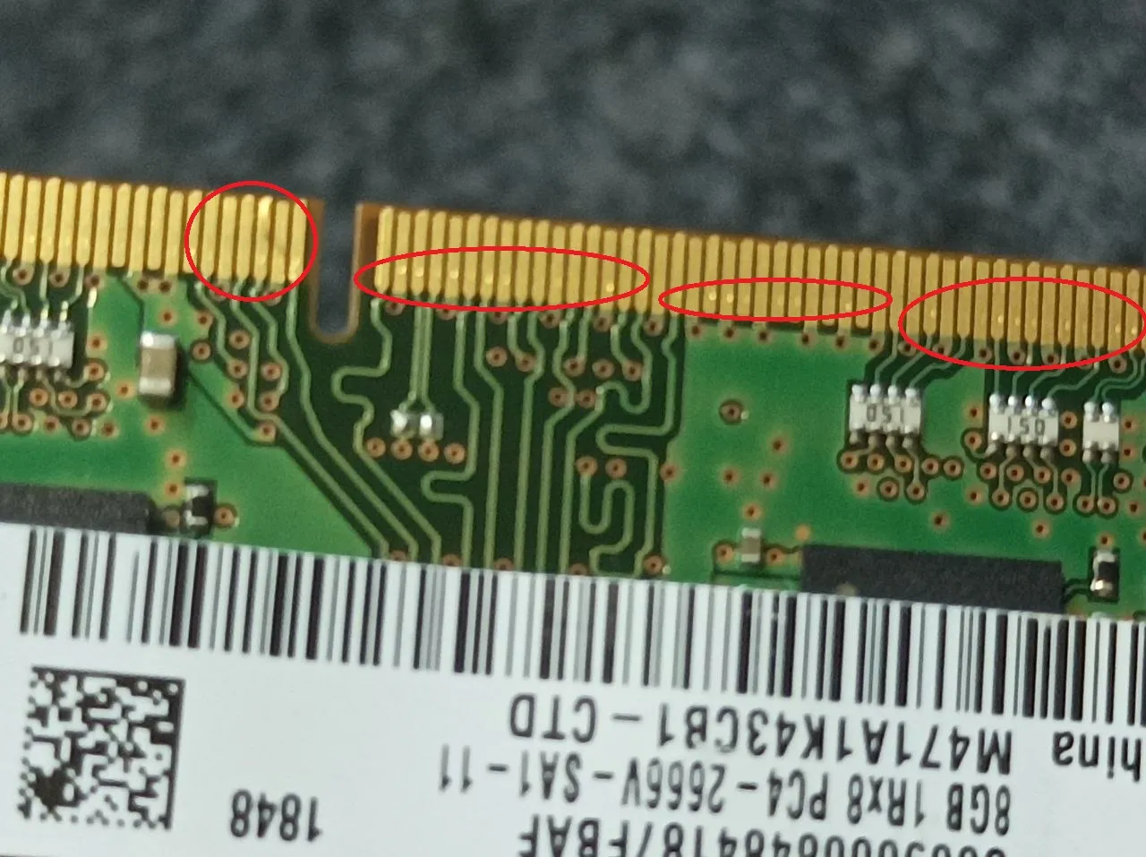 رم لپ تاپ DDR4  دو کاناله 2666 مگاهرتز سامسونگ  مدل 2666 ظرفیت 8 گیگابایت