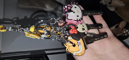 حلقه جاکلیدی مدل gholabdar بسته 5 عددی