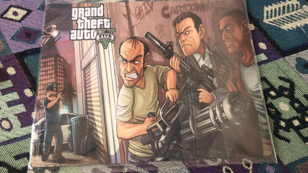 ماوس پد مدل GTA V