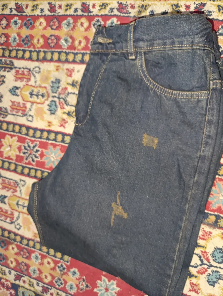 شلوار جین زنانه مدل واید بگ کد 4368