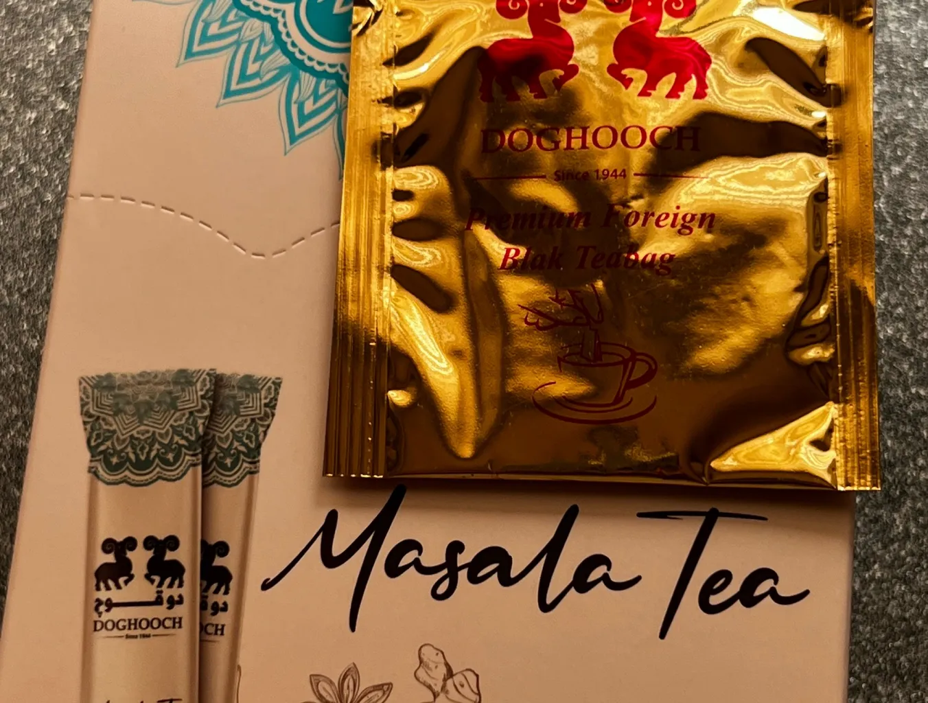 چای ماسالا دو قوچ - 20 گرم بسته 12 عددی