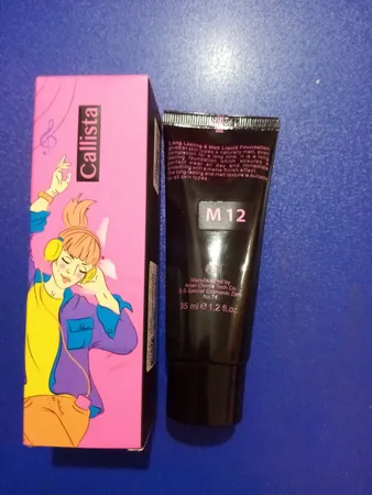 کرم پودر کالیستا مدل Long Lasting And Matt شماره M12 حجم 35 میلی لیتر