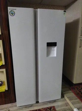 یخچال و فریزر ساید بای ساید 30 فوت ایکس ویژن مدل TS666-AWD/ASD