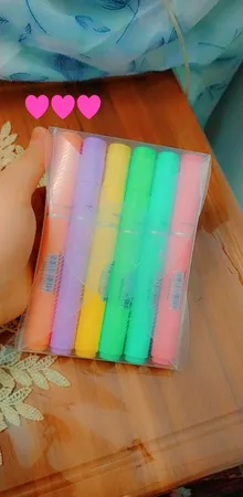 ماژیک علامت گذار هرون مدل پاستلی مجموعه 6 عددی