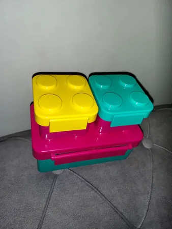 ظرف غذای 3 تکه کودک هوکیا مدل پازلی