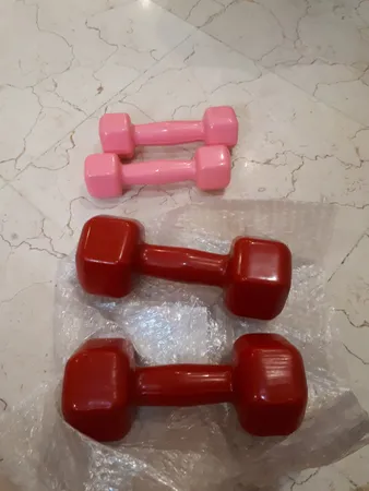 دمبل وزنه پویا مدل روکش دار وزن 5 کیلوگرم بسته 2 عددی