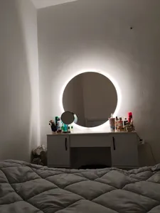 تجریه خرید آینه آزالیا مدل بک لایت نوردار گرد 80